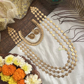 Vriksham Designer 3 layer Gold Lakshmi Coin Bridal Set-G19177